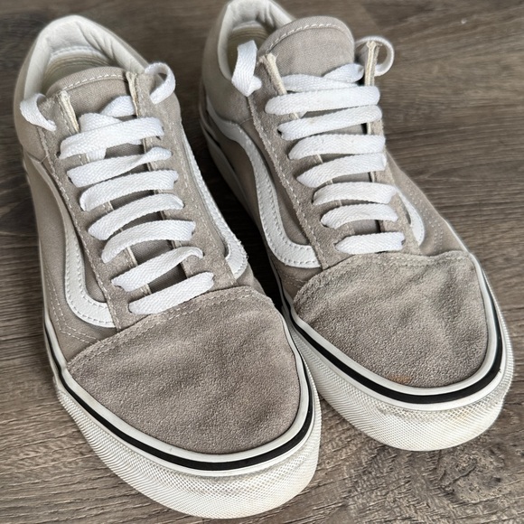 Vans grey and White Sneakers - Picture 4 of 5